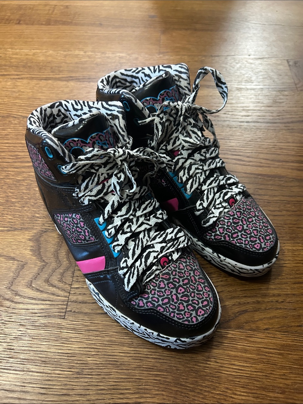 OSIRIS High-Top Women's Fashion Sneakers in Black and Pink